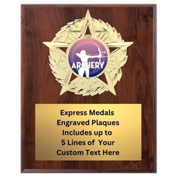 Star Mount Archery Plaque (4 Sizes)