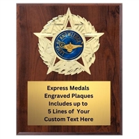 Star Mount Scholastic  Plaque (4 Sizes)