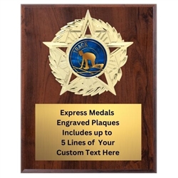 Star Mount Track Plaque (4 Sizes)