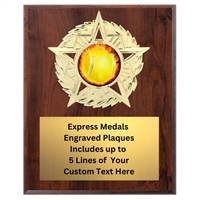 Star Mount Tennis Plaque (4 Sizes)
