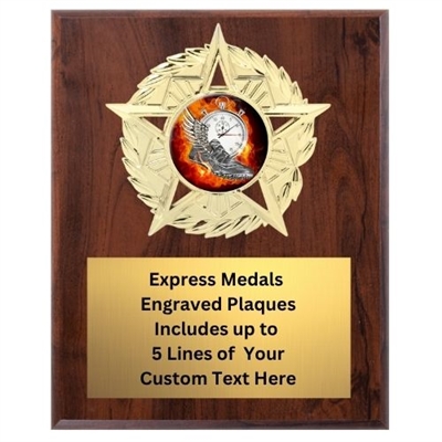 Star Mount Track Plaque (4 Sizes)