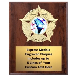 Star Mount Bowling Plaque (4 Sizes)
