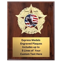 Star Mount American Bald Eagle Plaque (4 Sizes)