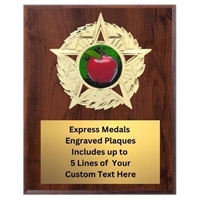 Star Mount Apple Plaque (4 Sizes)