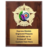 Star Mount Archery Plaque (4 Sizes)