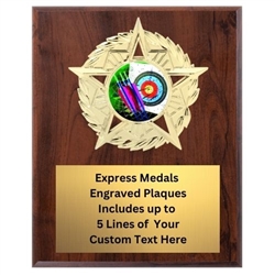 Star Mount Archery Plaque (4 Sizes)