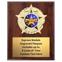 Star Mount Attendance Plaque (4 Sizes)