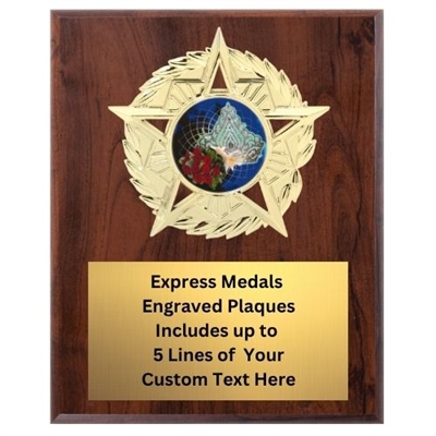 Star Mount Beauty Queen Plaque (4 Sizes)