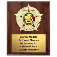 Star Mount Perfect Attendance Plaque (4 Sizes)