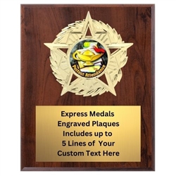 Star Mount Perfect Attendance Plaque (4 Sizes)