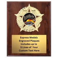 Star Mount Car Show Plaque (4 Sizes)