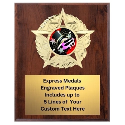 Star Mount Dance Plaque (4 Sizes)