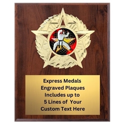 Star Mount Martial Arts Plaque (4 Sizes)