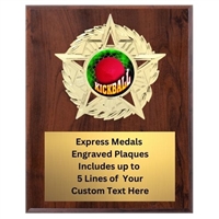 Star Mount Kickball Plaque (4 Sizes)