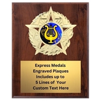 Star Mount Music Plaque (4 Sizes)