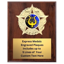Star Mount Music Plaque (4 Sizes)