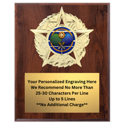 Star Mount Pickleball Plaque (4 Sizes)