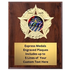 Star Mount Pinewood Derby Plaque (4 Sizes)