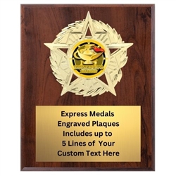 Star Mount Principal's Award Plaque (4 Sizes)