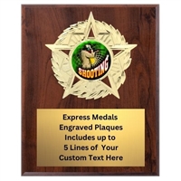 Star Mount Shooting Plaque (4 Sizes)
