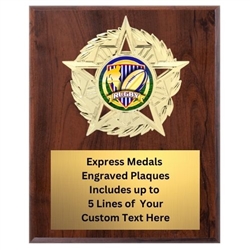 Star Mount Rugby Plaque (4 Sizes)
