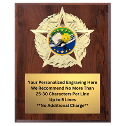 Star Mount Pickleball Plaque (4 Sizes)