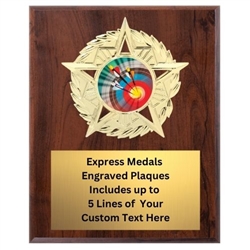 Star Mount Archery Plaque (4 Sizes)