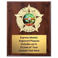 Star Mount T-Ball Plaque (4 Sizes)