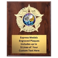 Star Mount Cheerleading Plaque (4 Sizes)