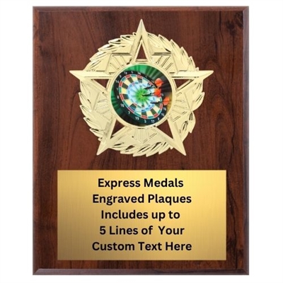 Star Mount Darts Plaque (4 Sizes)