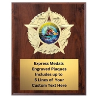 Star Mount Go Kart Racing Plaque (4 Sizes)