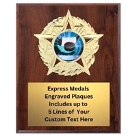 Star Mount Hockey Plaque (4 Sizes)