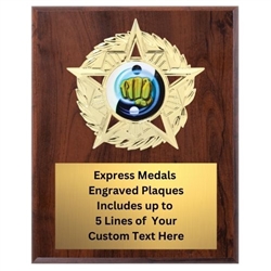 Star Mount Martial Arts Plaque (4 Sizes)