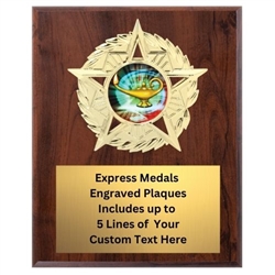 Star Mount Scholastic Plaque (4 Sizes)