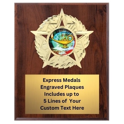 Star Mount Scholastic Plaque (4 Sizes)