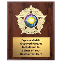 Star Mount Tennis Plaque (4 Sizes)