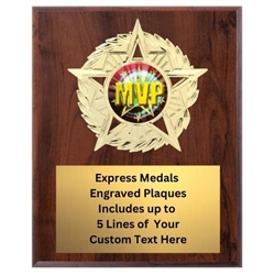 Star Mount MVP Plaque (4 Sizes)