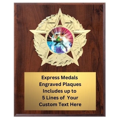 Star Mount Modern Dance Plaque (4 Sizes)