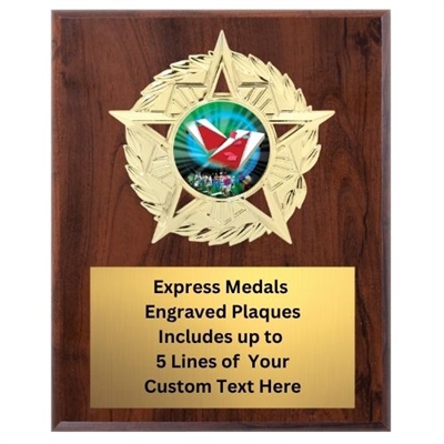 Star Mount Cornhole Plaque (4 Sizes)