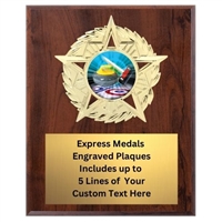 Star Mount Curling Plaque (4 Sizes)