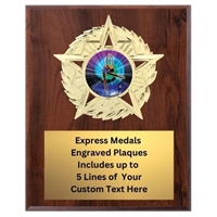 Star Mount Figure Skating Plaque (4 Sizes)