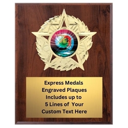 Star Mount Female Gymnastics Plaque (4 Sizes)