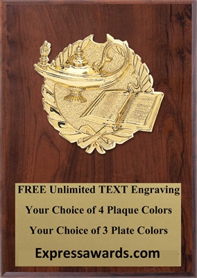 Scholastic Plaque 4x6 & 5x7