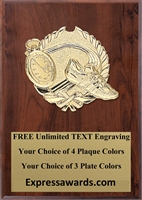 Track Plaque 4x6 & 5x7
