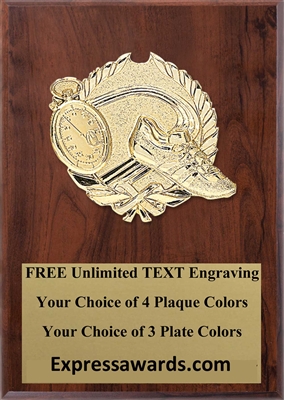 Track Plaque 4x6 & 5x7