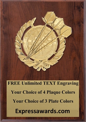 Darts Plaque 4x6 & 5x7