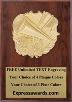Cheerleading Plaque 4x6 & 5x7