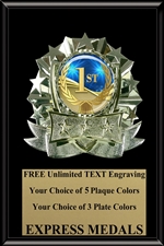 Dome Insert 1st Place Plaque (4 Sizes)
