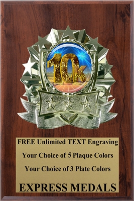 Dome Insert 10K Race Plaque (4 Sizes)
