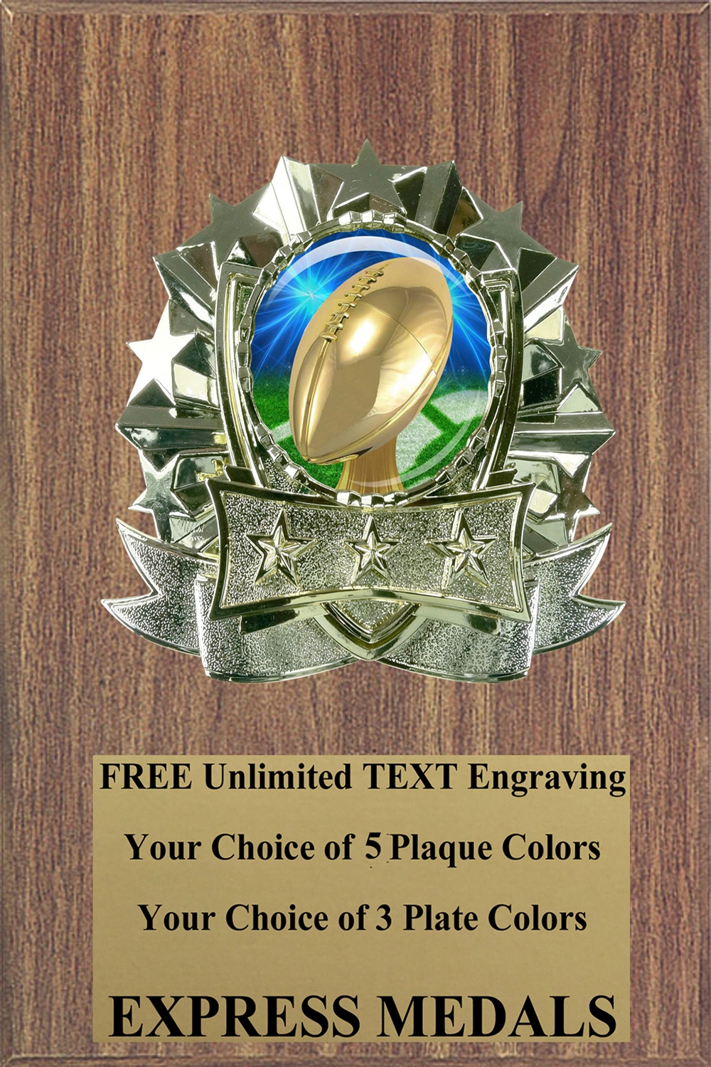 Football Plaque (4 Sizes)